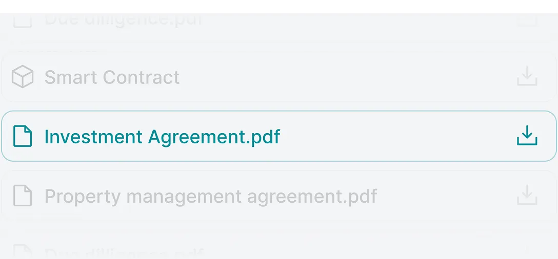 Property investment details