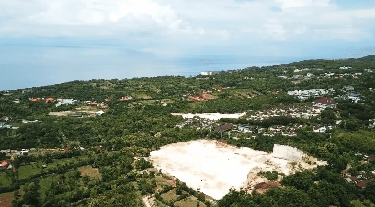 Cliff of Uluwatu in Bukit