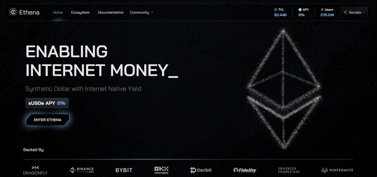 Ethena: Not Stablecoin, But Synthetic Dollar Asset