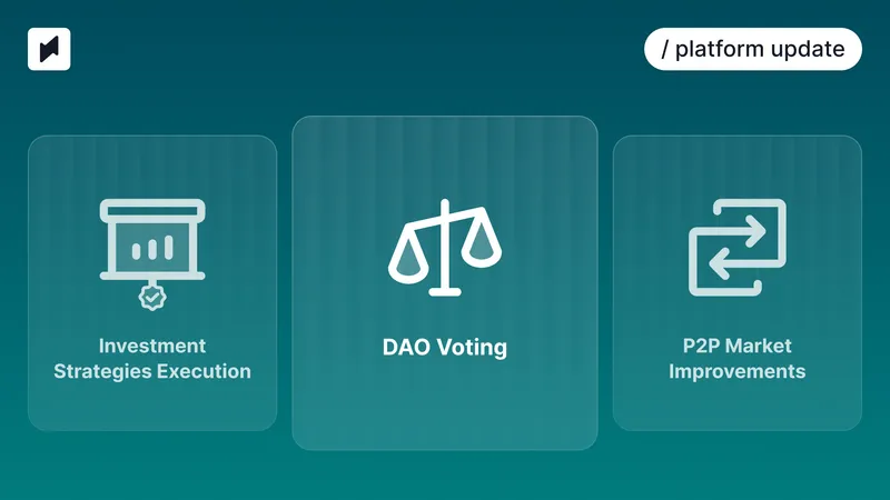Оновлення платформи Binaryx: 4 липня 2025 — голосування DAO, виконання інвестиційних стратегій та покращення P2P