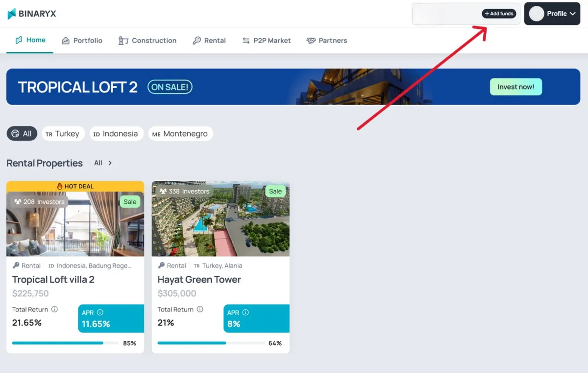 Etape 1 : Connectez-vous a la plateforme
