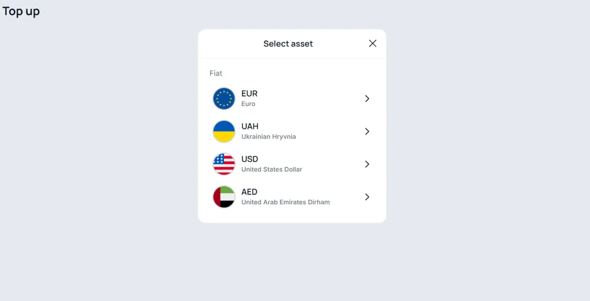 Step 3: Select Your Currency