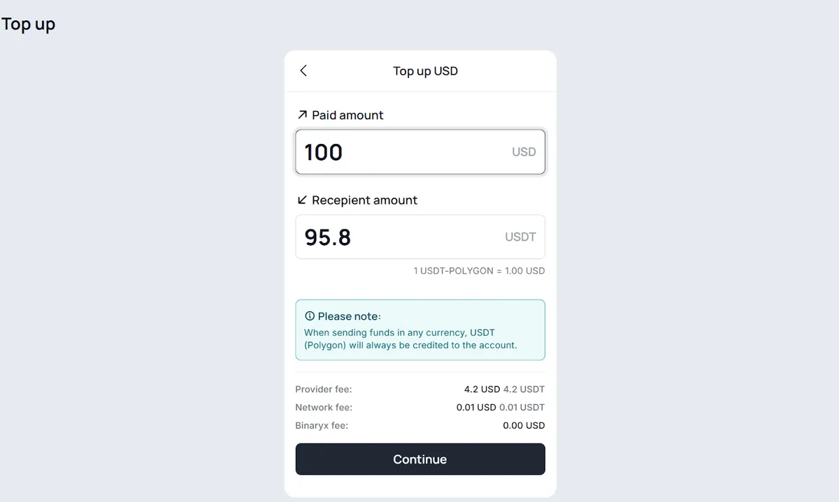 Step 6: Specify the Amount