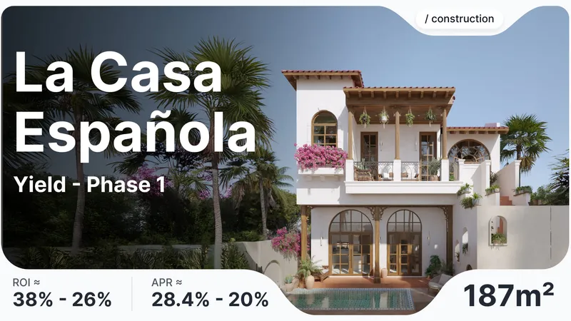 La Casa Española: Authentic Spanish 2-Bedroom Villa 187 m2 in Uluwatu with ROI ≈ 38% and APR ≈ 28%