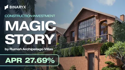 Magic Story Construction Investment: Villa by Rumah Archipelago Villas with Up to 27.69% APR