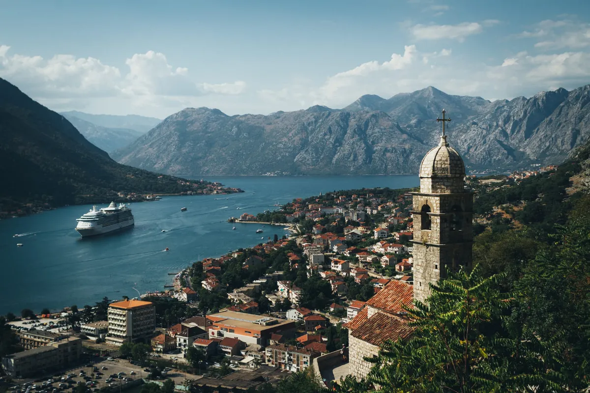 view on Kotor from the mountain