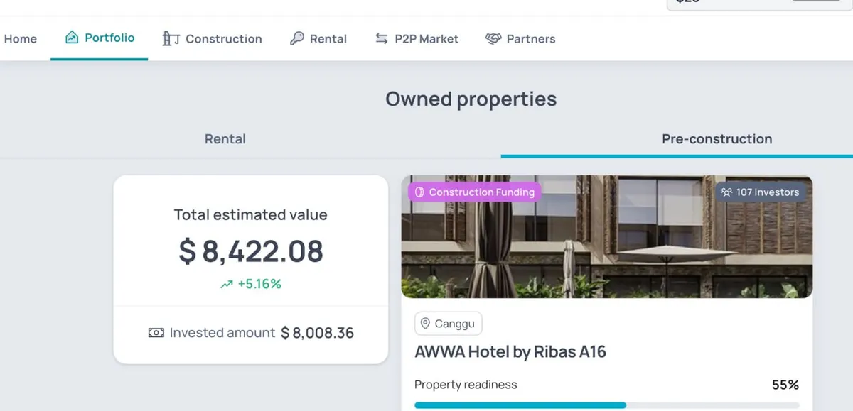 Awwa Boutique Hotel in Berawa, Bali — Binaryx tokenized property