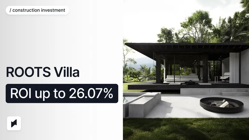 ROOTS Villa in Ubud, Bali: 26% ROI, a sanctuary in nature, and a bold architectural statement