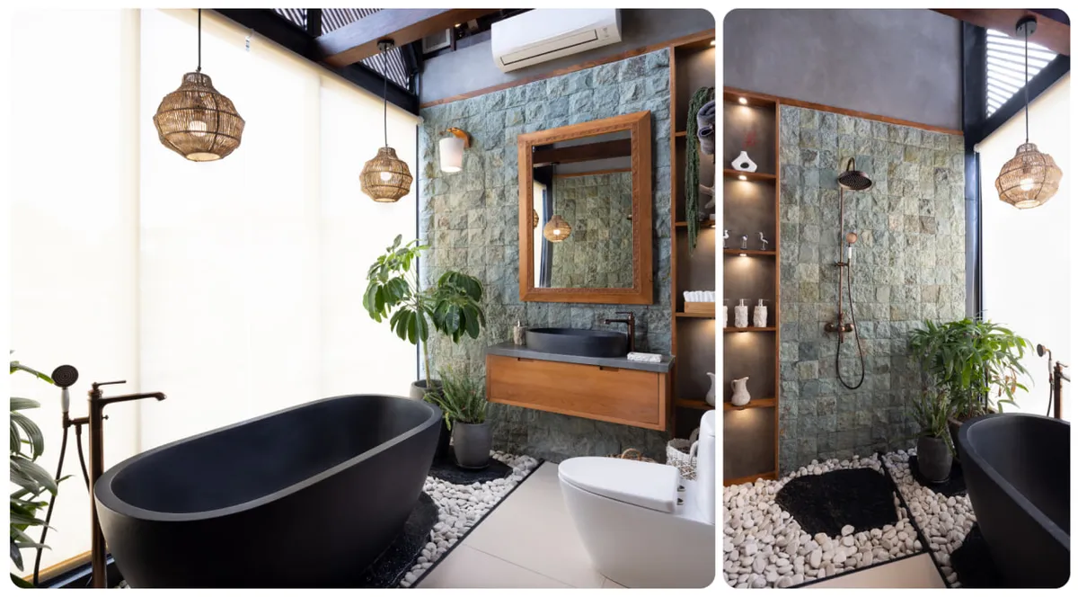 Tropical Loft bathroom