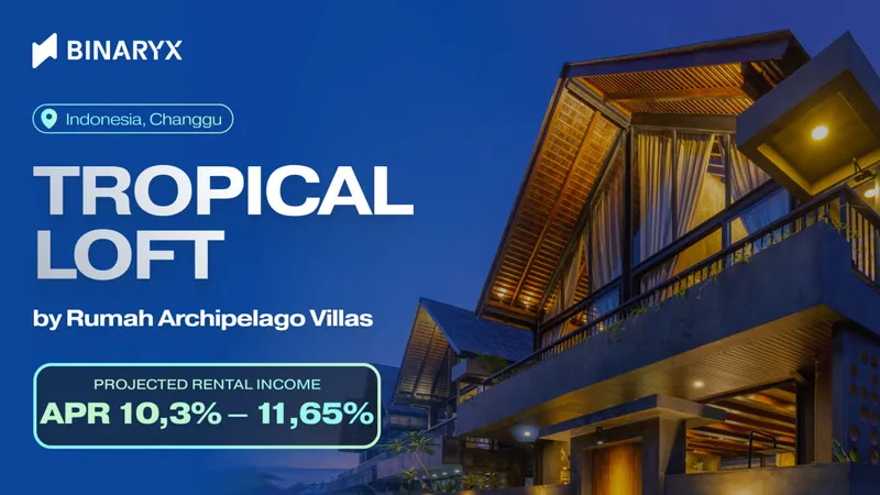 Tropical Loft by Rumah Archipelago Villas: Canggu Villa with Projected 10.3% – 11.65% Rental APR