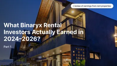 What Binaryx Rental Investors Actually Earned in 2024–2026: Tropical Loft, Vesna & PARQ Performance Data — Part 1