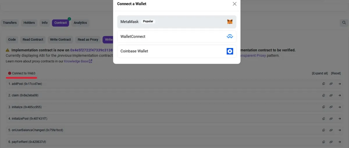 how to collect rent through smart contract step 3