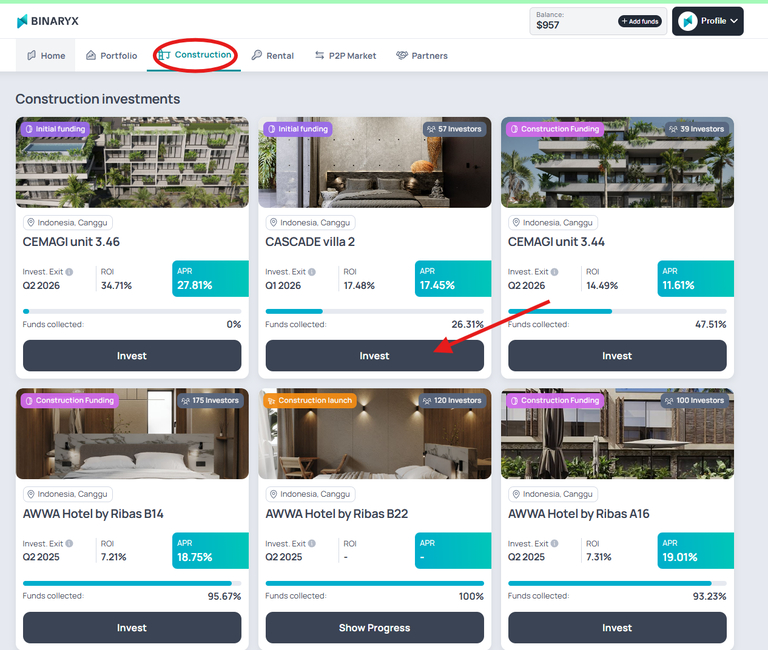 Buy Construction tokens — 1