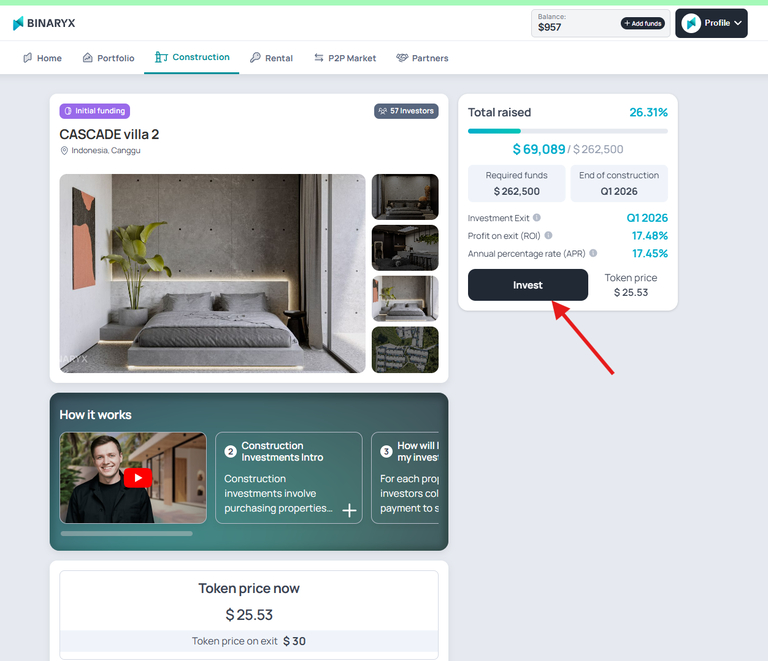 Buy Construction tokens — 2