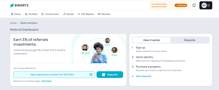 Binaryx Referral Program — 1